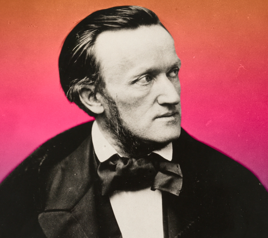 Richard Wagner por Pierre Petit (1861)